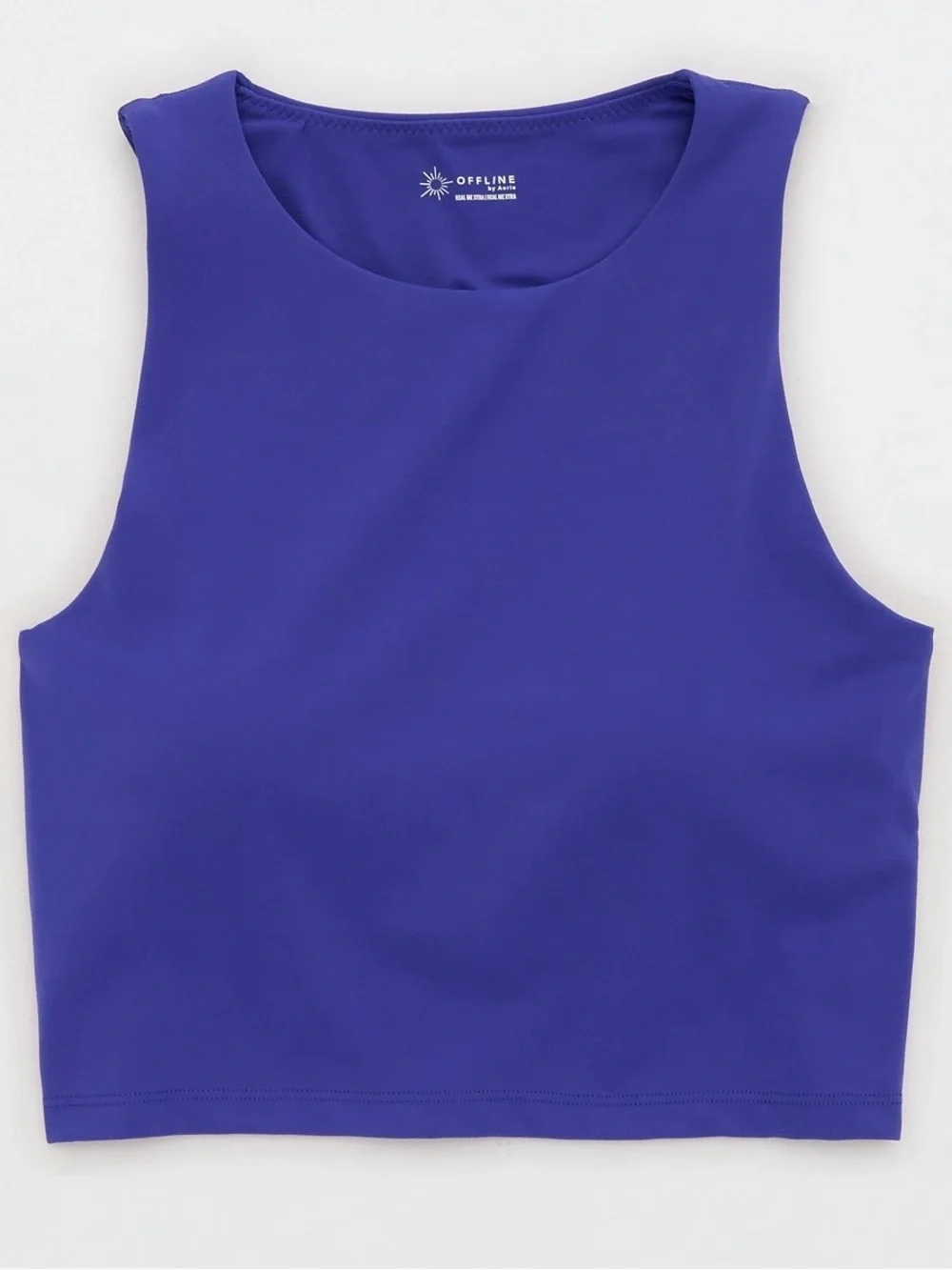 OFFLINE By Aerie Real Me XTRA High Neck Longline Sports Bra